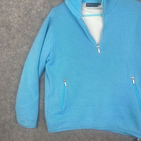 F.lli Campagnolo Insulated Ski Wool Blend Sweater Windstopper Lined Nordic Small - Picture 2 of 10